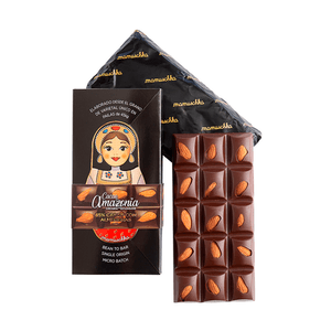 Chocolate Mamuschka 85% Cacao con Almendras Ecuador 75grs