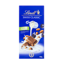 Chocolate Lindt Classic Leche Almendras100grs