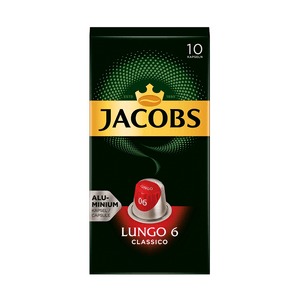 Capsulas de Café Aluminio Lungo Clásico x10