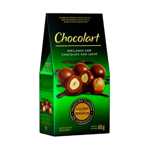 Avellanas Con Chocolate Con Leche 80grs