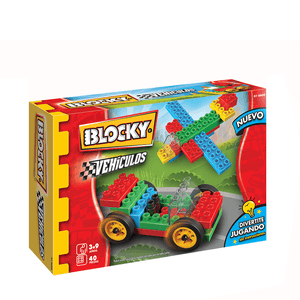 Bloques Blocky Vehículos 40 Piezas