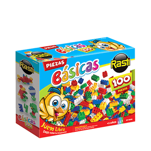 Bloques Rasti Kit De 125 Piezas Basicas
