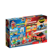 Bloques Rasti Policia-Bomberos (250 Piezas)