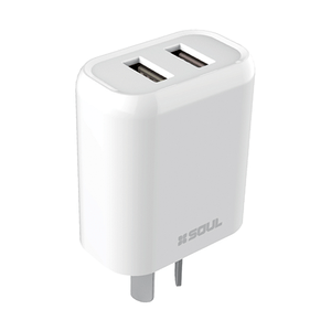 Cargador de Viaje Soul Dual 2.4A Lightning