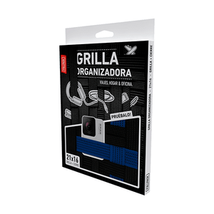 Organizador De Accesorios Grilla + Grilla Fullpack 21X16 Azul