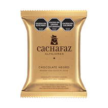 Alfajor Cachafaz Chocolate Negro x6