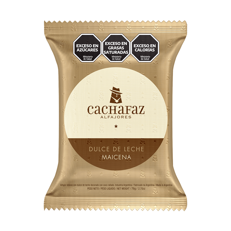 Alfajor Cachafaz Maicena x6