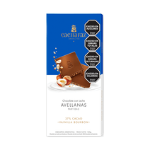 Chocolate Cachafaz Con Leche y Avellanas Partidas 100grs