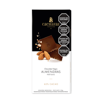 Chocolate Cachafaz Negro con Almendras Partidas 100grs