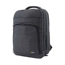 Mochila Portanotebook National Geographic 3 Compartimentos Pro Gris