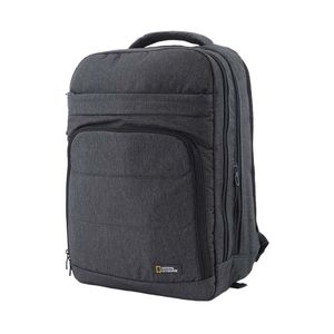 Mochila Portanotebook National Geographic 3 Compartimentos Pro Gris