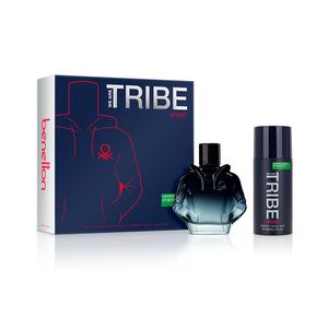 Cofre Benetton Tribe Intense EDP 90 ml + Desodorante 150 ml