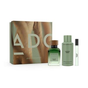 Cofres Adolfo Dominguez Vetiver Terra EDP 120 ml + Desodorante 150 ml + Talla 10 ml