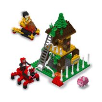 Rasti Blocky Pixeland Bosque aracnid