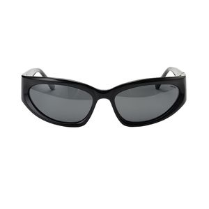 Lentes de Sol Ay Not Dead Pixies Negro Brillo Gris Polarizado