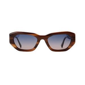 Lentes de Sol Ay Not Dead Kerry Marrón Jaspeado Brillo Degrade Ambar