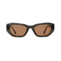 Lentes de Sol Ay Not Dead Kerry Verde Oliva Oscuro Mate Marrón Polarizado