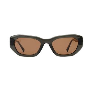 Lentes de Sol Ay Not Dead Kerry Verde Oliva Oscuro Mate Marrón Polarizado