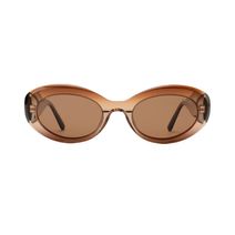 Lentes de Sol Ay Not Dead Shoom Marrón Solido Transparente Marrón Polarizado