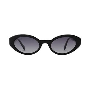 Lentes de Sol Ay Not Dead Meredith Negro Brillo Gris Polarizado