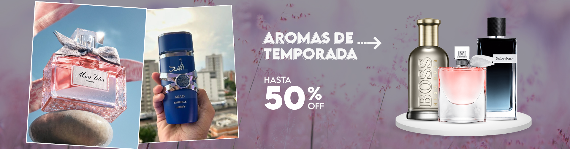 Hasta 50% Off en Fragancias