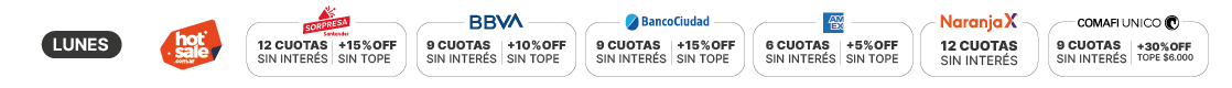 Bancarias Lunes Hot Sal