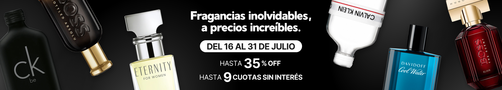 Fragancias hasta 35% Off