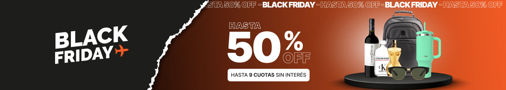 Black Friday hasta 50% Off + 9 cuotas