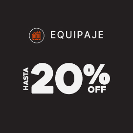 Equipaje hasta 20% Off