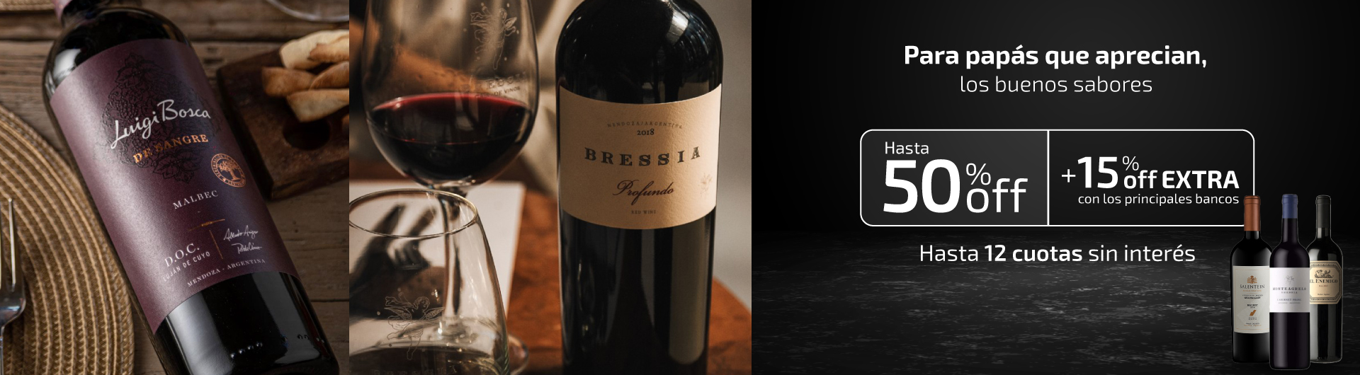 Bebidas hasta 50% Off para el día del padre​