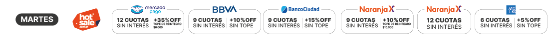Bancarias Martes Hot Sale