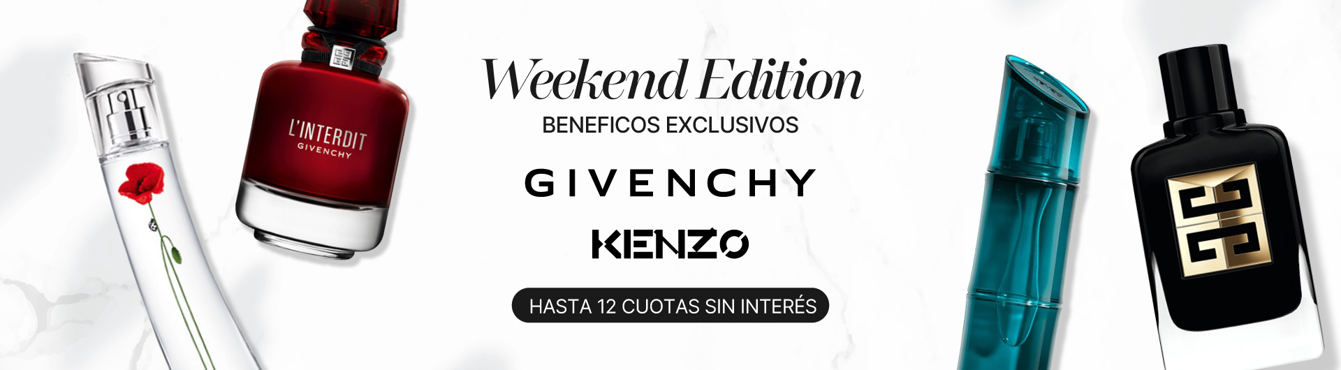 Weekend edition Kenzo y Givenchy​