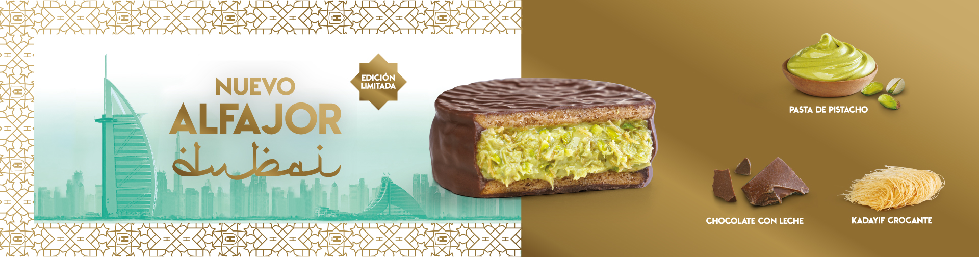 Lanzamiento Alfajor Havanna Dubai con Pistacho