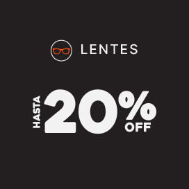 Lentes hasta 20% Off