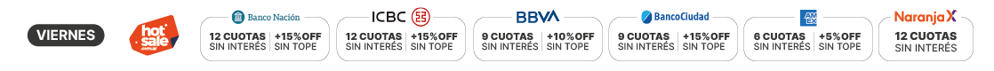 Bancarias Viernes Hot Sale