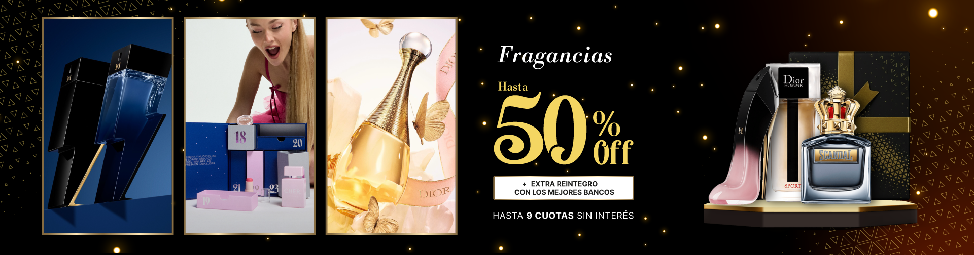 Fragancias hasta 50% Off en Navidad