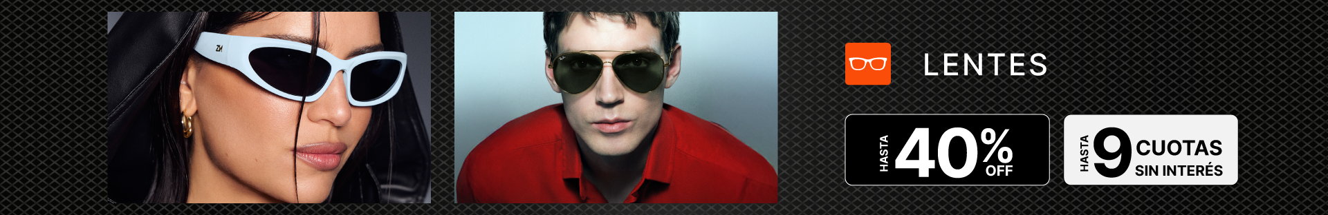 Lentes  hasta 40% Off