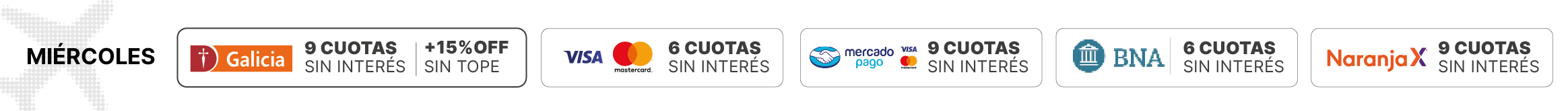 Bancarias Miercoles