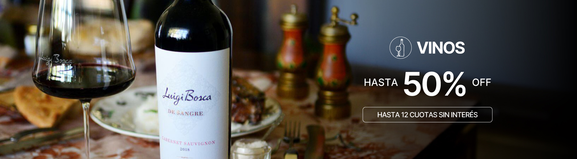Vinos hasta 50% Off​​